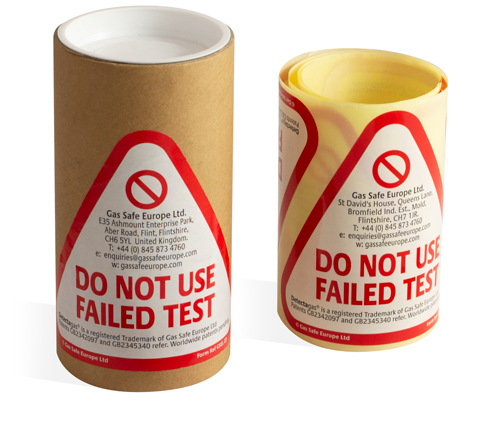 Warning Triangle – Failed Test Stickers for CO and Smoke Alarms